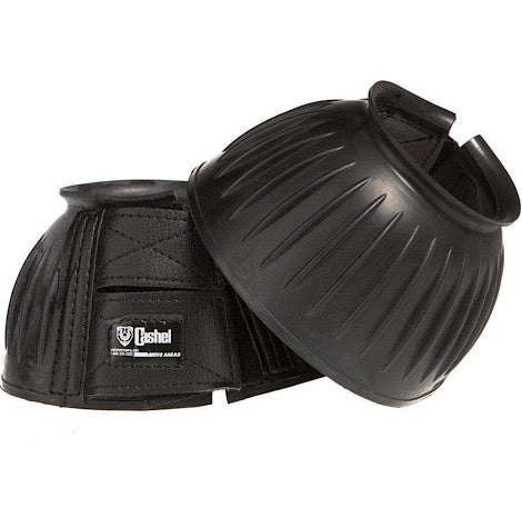 Cashel Black Rubber Bell Boot W/ Velcro