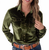 Cowgirl Tuff Pullover Button-Up Velvet