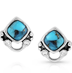 Montana Silversmiths Moonlight Mountains Turquoise Earrings KTER5484