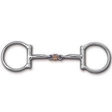 Myler D-ring Snaffle Bit W/ Copper Roller 89-18115