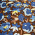 Brown Creek Wild Silk Rag #23 Dark/light Blue Flowers Brn 44