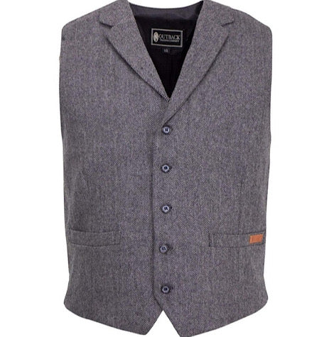 Outback Trading Company Jesse Vest Men’s 29785 Charcoal