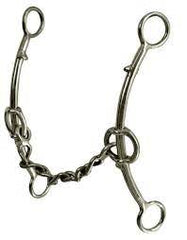 Classic Equine Carol Goosetree Double Gag Bit Long Shank Chain Mouthpiece