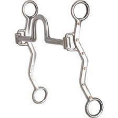 Classic Equine Ricky Green Bit With Port/ Copper Spots RGBIT240