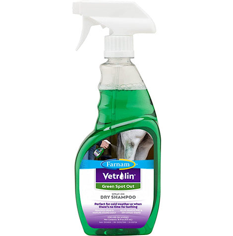 Vetrolin Green Spot Out Spray On Shampoo 16 Oz Bottle