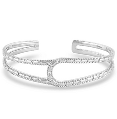 Montana Silversmiths In Step Crystal Cuff Bracelet BC5356