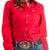 Women's Cinch L/s Solid Shirt Red