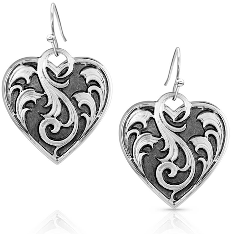 Montana Silversmiths Ace of Hearts Earrings ER4880