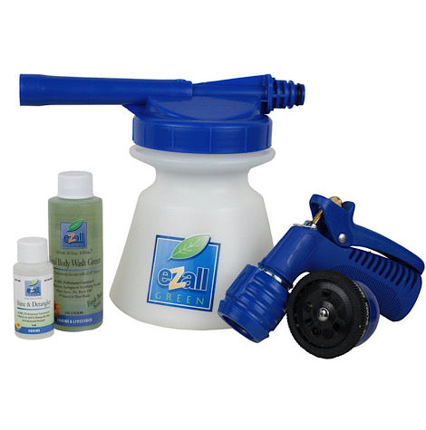 Ezall Starter Bathing Kit W/ 4 Attachments And Foamer