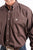 Cinch L/S Solid Brown Shirt Men's MTW1104236