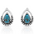 Montana Silversmiths Touch of Turquoise Teardrop Earrings