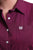 Women's Cinch Solid L/S Shirt Burgundy