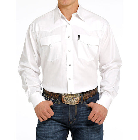 Cinch L/S Solid Shirt Snap Button Men's MTW1681002