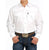 Cinch Snap Button L/S White Shirt Men's MTW1681002