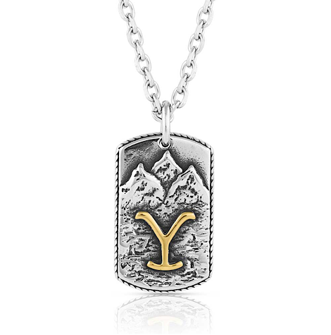 Montana Silversmiths At the Base of the Yellowstone Necklace YELNC5373