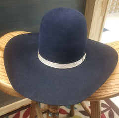 Rodeo King Open Crown Navy  7x Felt Hat