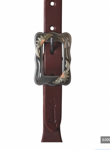 Professionals Choice working Tack Browband Headstall With Sunflower Buckle