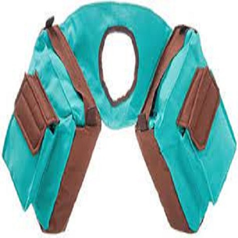 Tough 1 Heavy Nylon Horn Bag Turquoise/brown