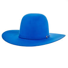 Rodeo King Open Crown Cobalt 7x Felt Hat