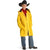 Saddle Slicker- Kids Double S Yellow With Blk Corduroy Colla